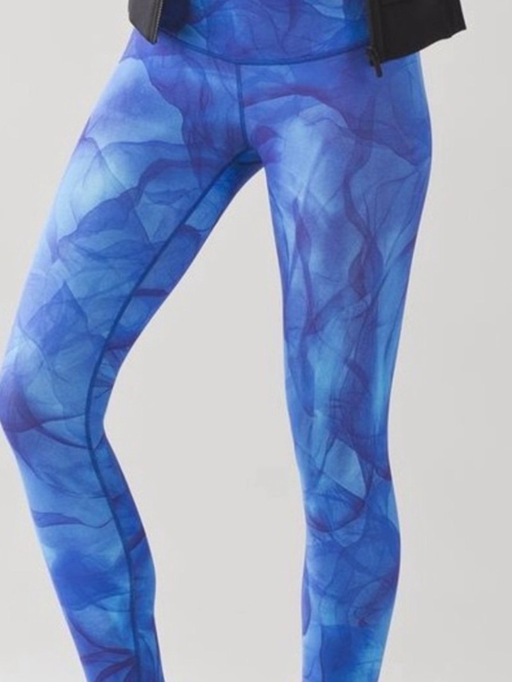 Lululemon Wunder Under Pant III Full-On Luxtreme in the blue-and-purple swirly "